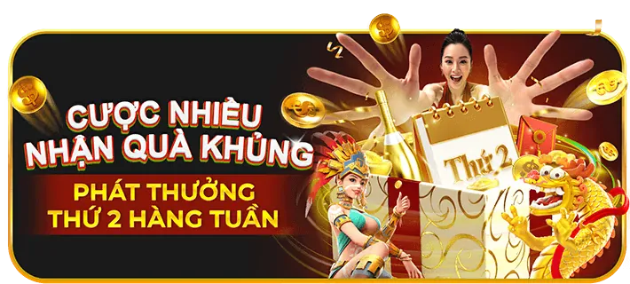 Máy đánh bạc hiển thị chiến thắng lớn và hiệu ứng tiền rơi